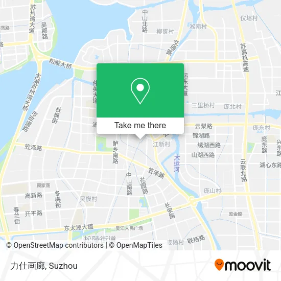 力仕画廊 map