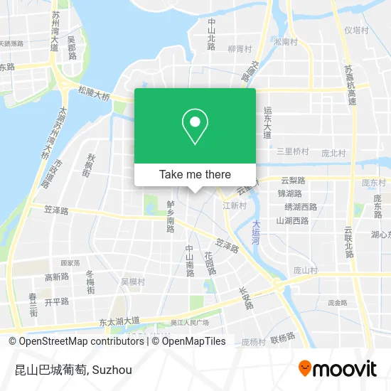 昆山巴城葡萄 map