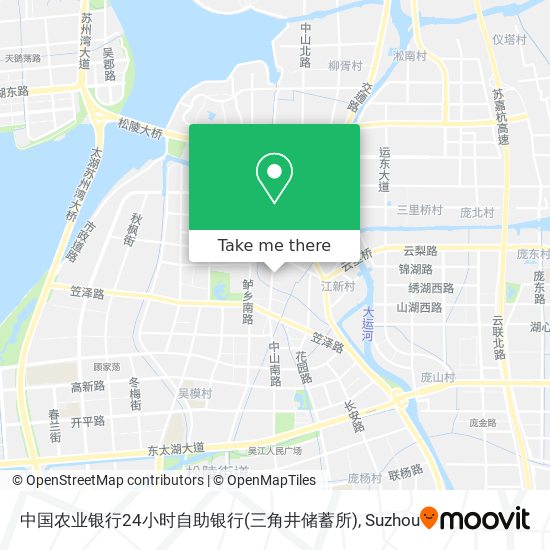中国农业银行24小时自助银行(三角井储蓄所) map