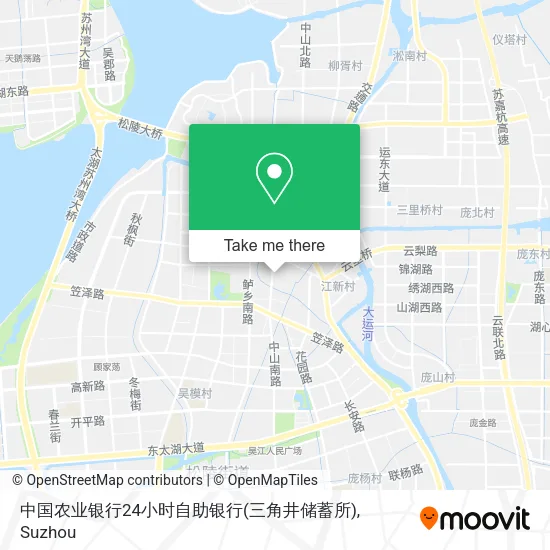 中国农业银行24小时自助银行(三角井储蓄所) map