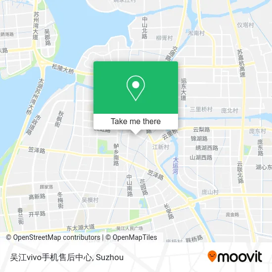 吴江vivo手机售后中心 map