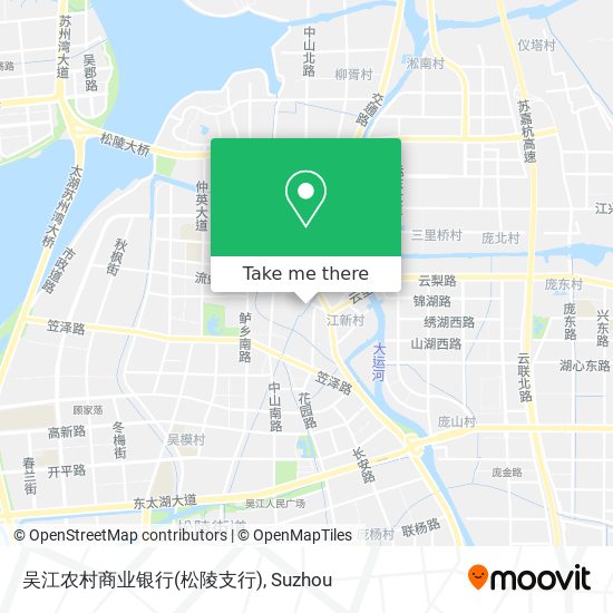 吴江农村商业银行(松陵支行) map