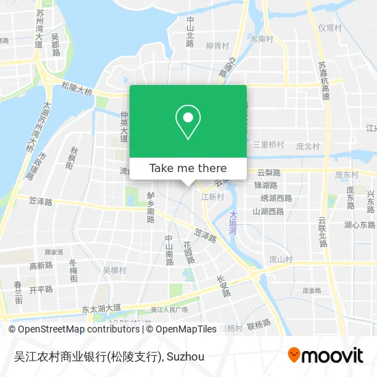 吴江农村商业银行(松陵支行) map