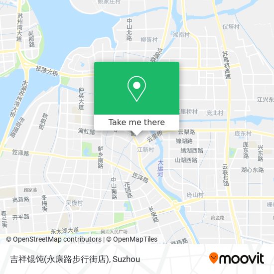 吉祥馄饨(永康路步行街店) map