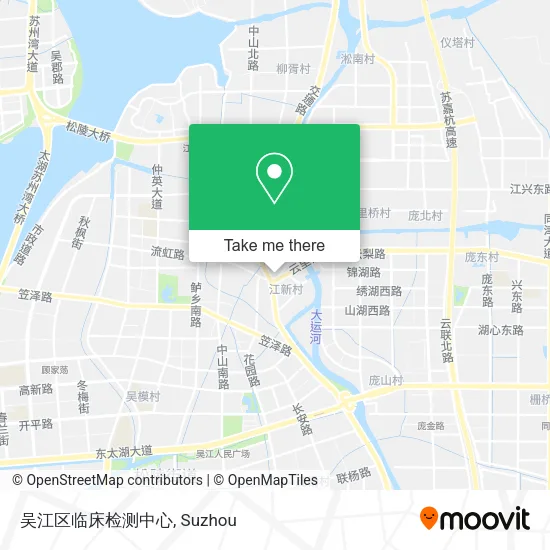 吴江区临床检测中心 map