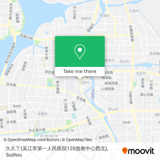 久久丫(吴江市第一人民医院120急救中心西北) map
