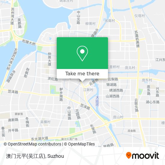 澳门元平(吴江店) map