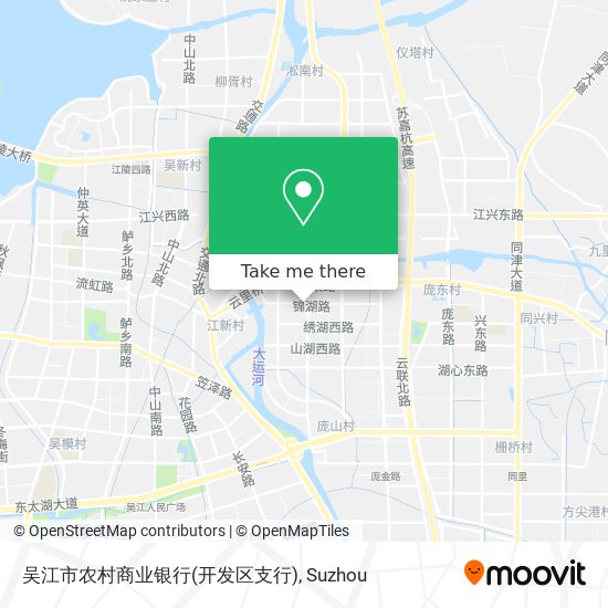 吴江市农村商业银行(开发区支行) map