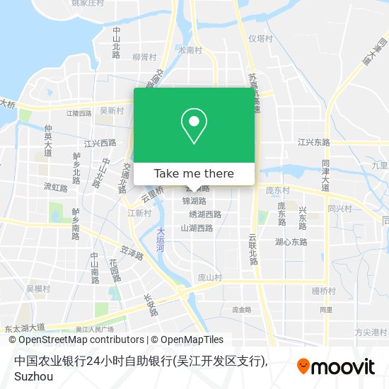 中国农业银行24小时自助银行(吴江开发区支行) map