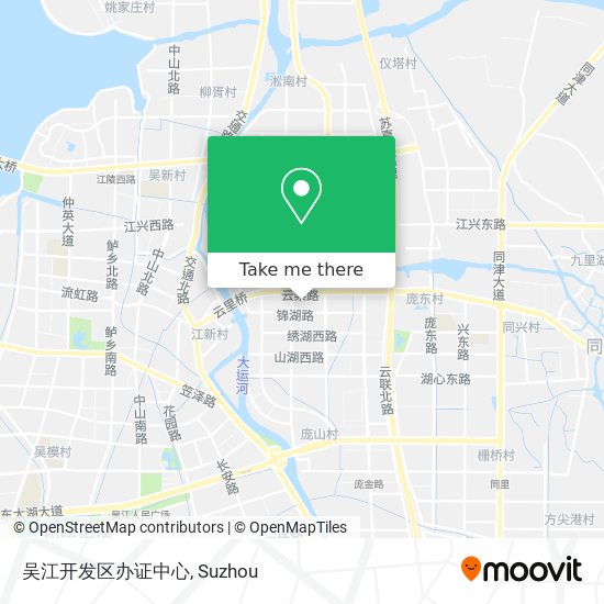 吴江开发区办证中心 map