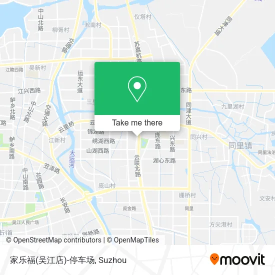 家乐福(吴江店)-停车场 map