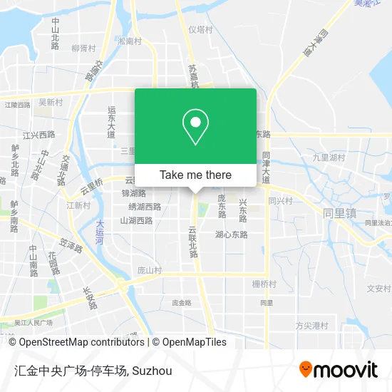 汇金中央广场-停车场 map