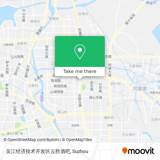 吴江经济技术开发区云胜酒吧 map