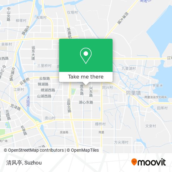 清风亭 map