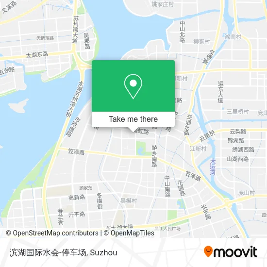 滨湖国际水会-停车场 map