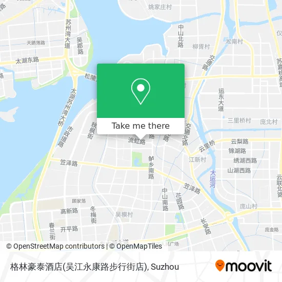 格林豪泰酒店(吴江永康路步行街店) map