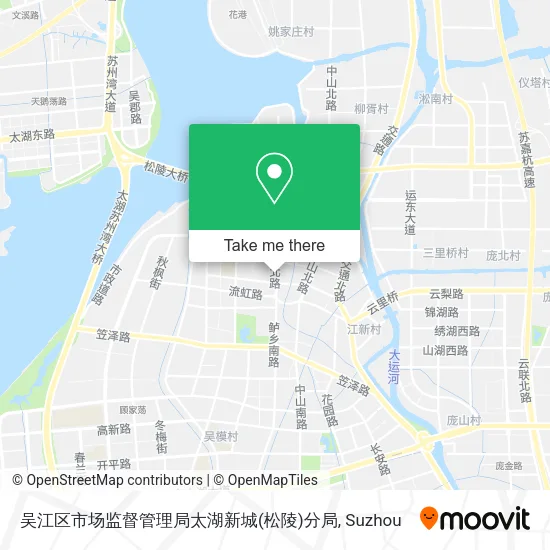 吴江区市场监督管理局太湖新城(松陵)分局 map