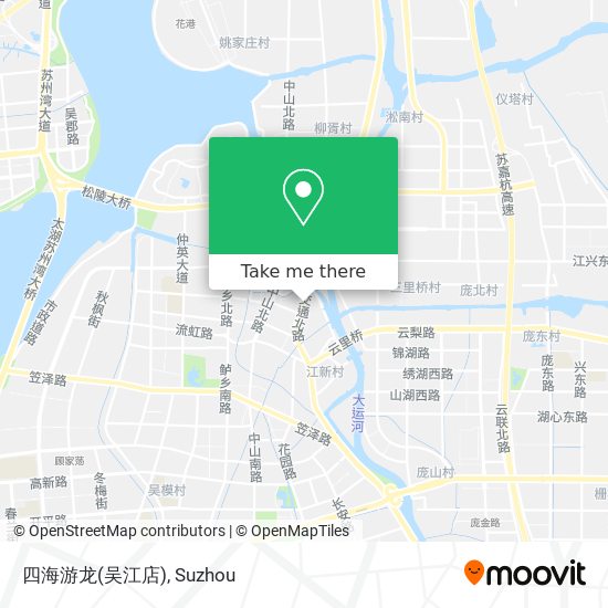 四海游龙(吴江店) map