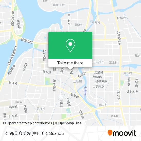 金都美容美发(中山店) map