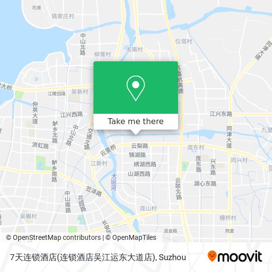 7天连锁酒店(连锁酒店吴江运东大道店) map