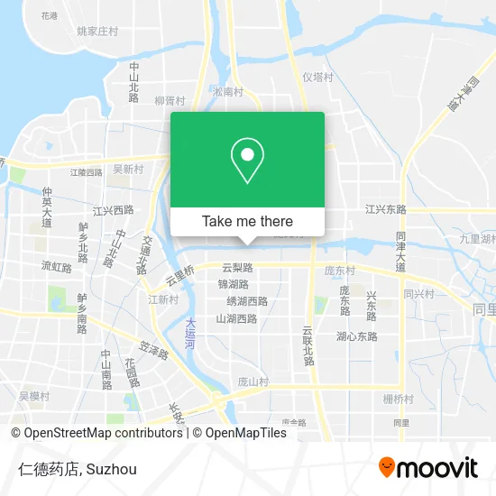 仁德药店 map