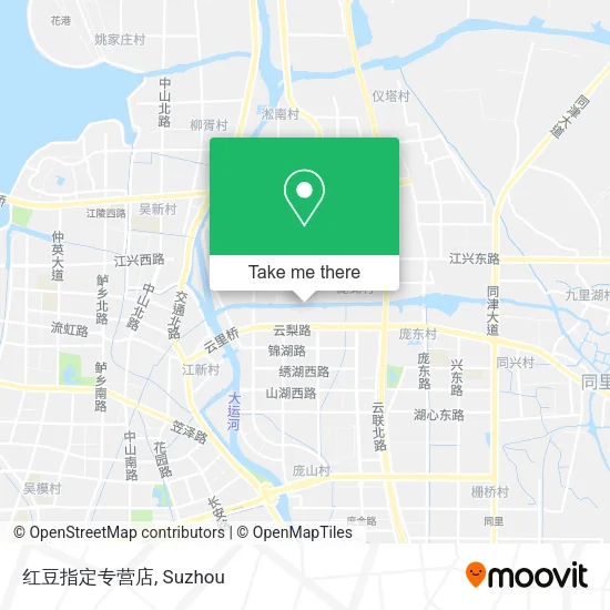 红豆指定专营店 map