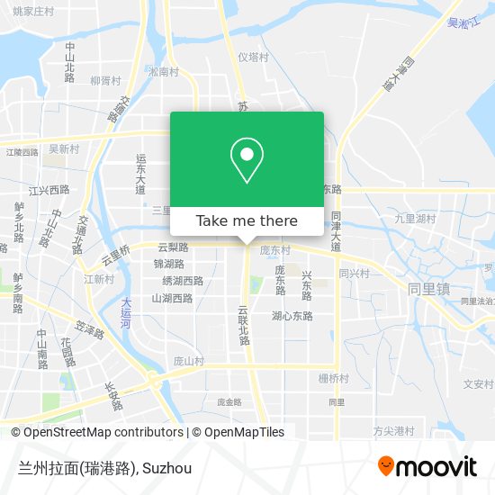 兰州拉面(瑞港路) map