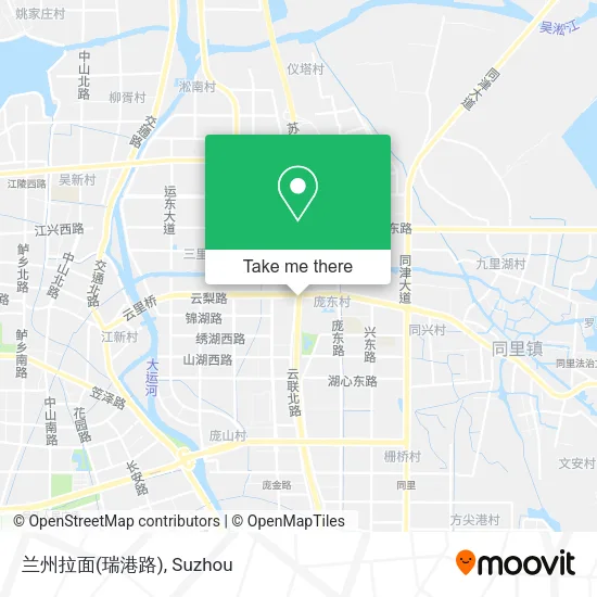 兰州拉面(瑞港路) map