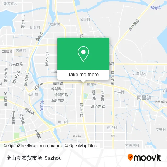 庞山湖农贸市场 map