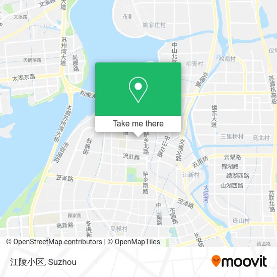 江陵小区 map