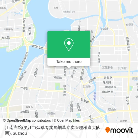 江南宾馆(吴江市烟草专卖局烟草专卖管理稽查大队西) map