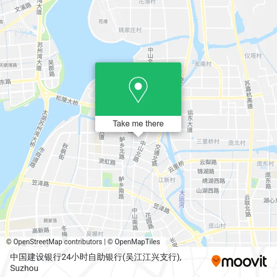 中国建设银行24小时自助银行(吴江江兴支行) map