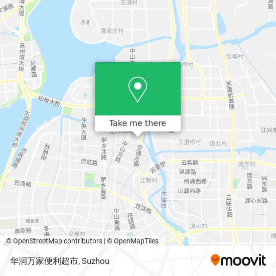 华润万家便利超市 map