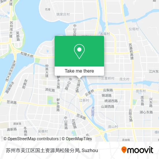 苏州市吴江区国土资源局松陵分局 map