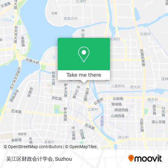 吴江区财政会计学会 map