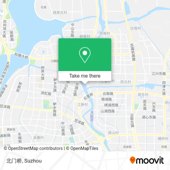 北门桥 map