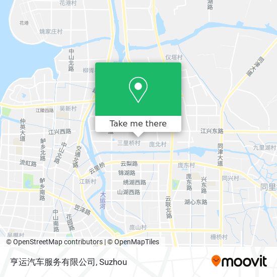 亨运汽车服务有限公司 map