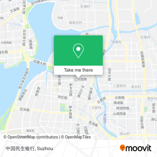 中国民生银行 map