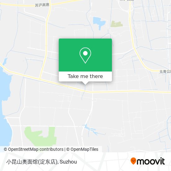 小昆山奥面馆(淀东店) map