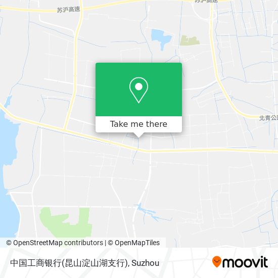 中国工商银行(昆山淀山湖支行) map