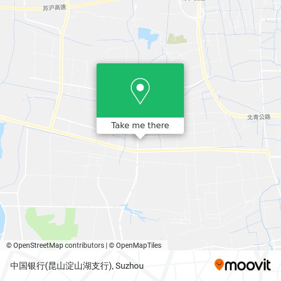 中国银行(昆山淀山湖支行) map