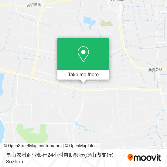 昆山农村商业银行24小时自助银行(淀山湖支行) map