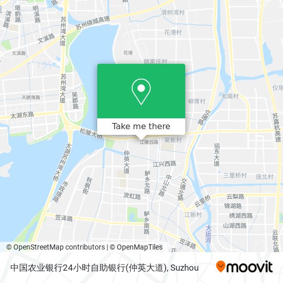 中国农业银行24小时自助银行(仲英大道) map