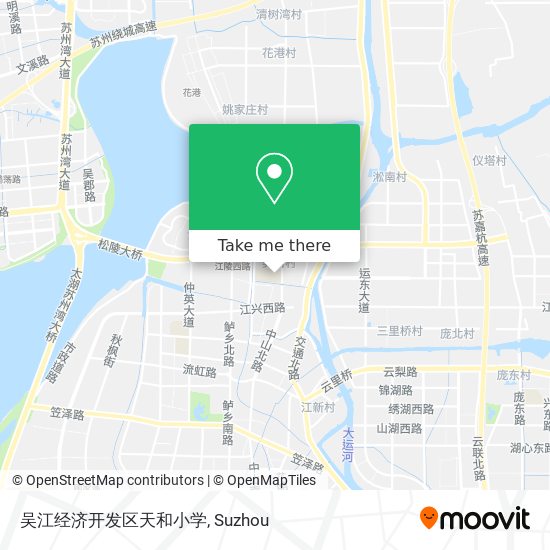 吴江经济开发区天和小学 map