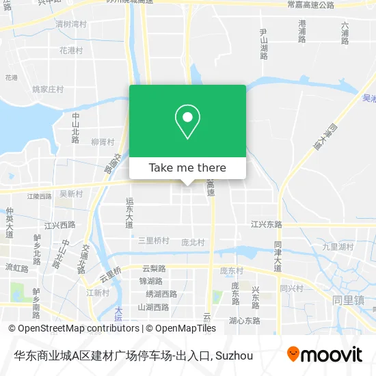 华东商业城A区建材广场停车场-出入口 map