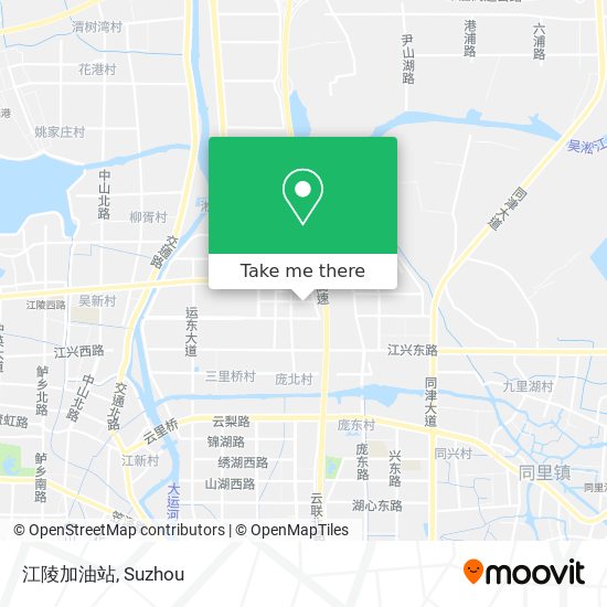 江陵加油站 map