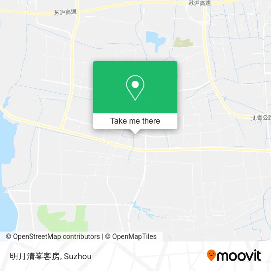明月清峯客房 map