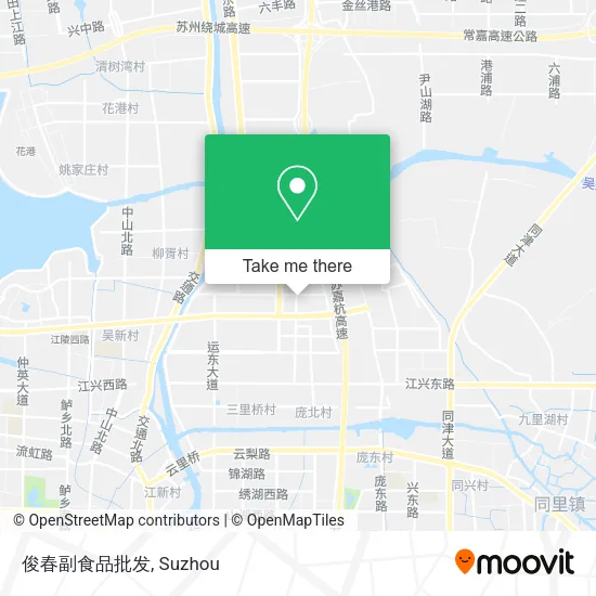 俊春副食品批发 map