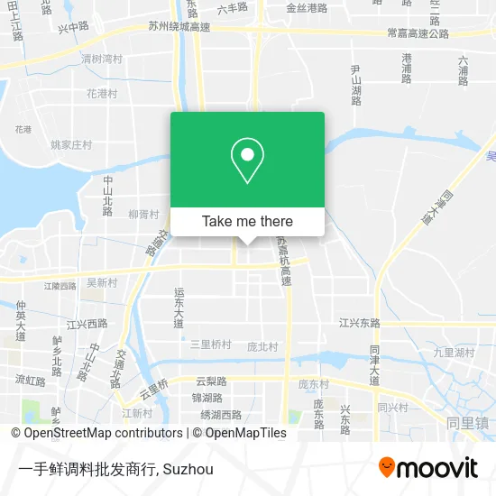 一手鲜调料批发商行 map