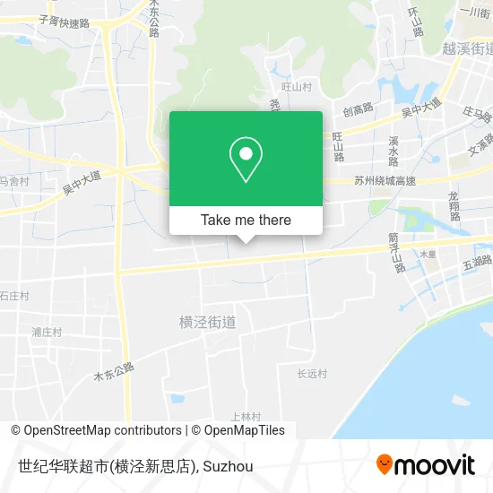 世纪华联超市(横泾新思店) map